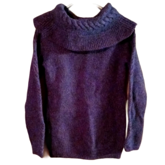 Tahari wool-blend cowl neck sweater small petite - Picture 1 of 14